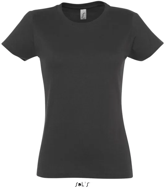  SOL'S IMPERIAL WOMEN - ROUND COLLAR T-SHIRT - SOL'S Tamno siva