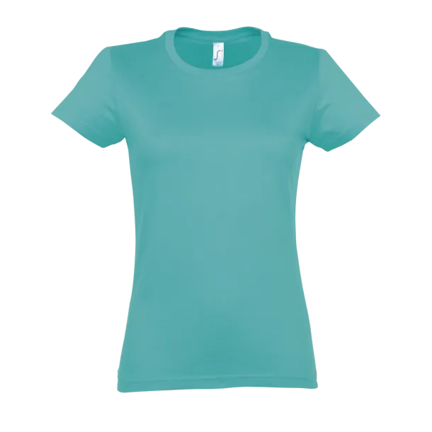  SOL'S IMPERIAL WOMEN - ROUND COLLAR T-SHIRT - SOL'S Caribbean Blue