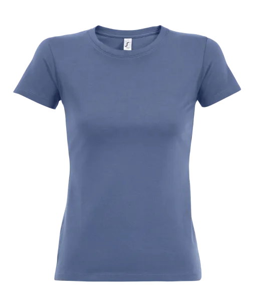  SOL'S IMPERIAL WOMEN - ROUND COLLAR T-SHIRT - SOL'S Blue