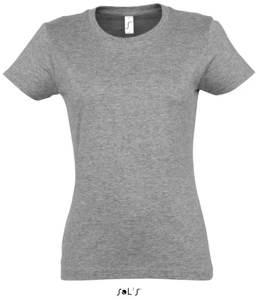  SOL'S IMPERIAL WOMEN - ROUND COLLAR T-SHIRT - SOL'S Grey Melange