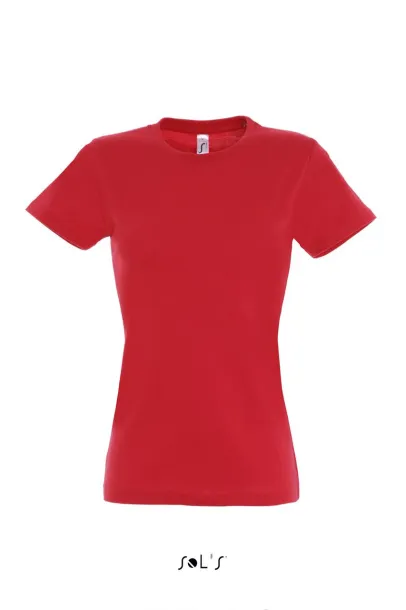  SOL'S IMPERIAL WOMEN - ROUND COLLAR T-SHIRT - SOL'S Red