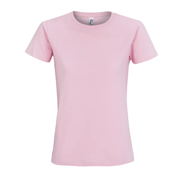  SOL'S IMPERIAL WOMEN - ROUND COLLAR T-SHIRT - SOL'S Candy Pink