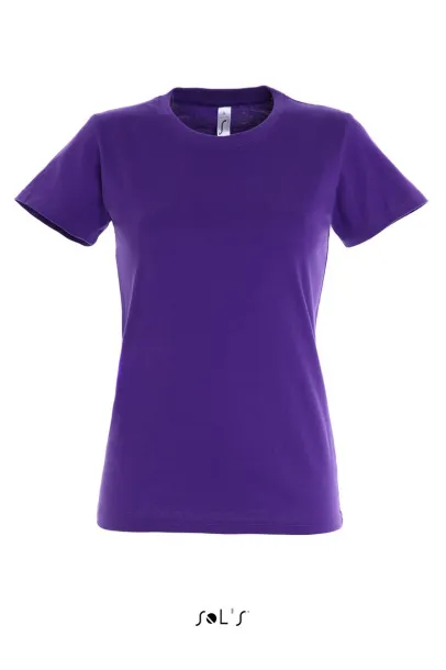  SOL'S IMPERIAL WOMEN - ROUND COLLAR T-SHIRT - SOL'S Dark purple