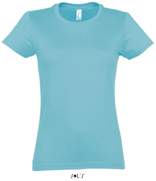  SOL'S IMPERIAL WOMEN - ROUND COLLAR T-SHIRT - SOL'S Atoll Blue