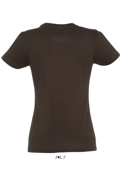  SOL'S IMPERIAL WOMEN - ROUND COLLAR T-SHIRT - SOL'S Chocolate