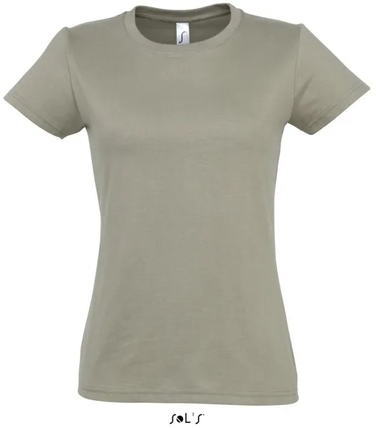 SOL'S IMPERIAL ženska majica kratkih rukava s okruglim ovratnikom, 190 g/m2 - SOL'S Khaki