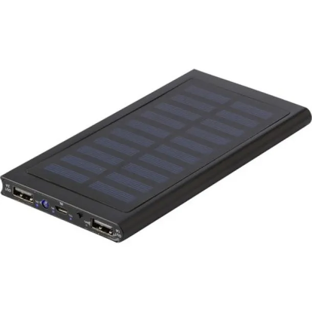  Power bank 8000 mAh, solar charger black