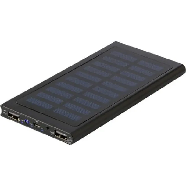  Power bank 8000 mAh, solar charger black