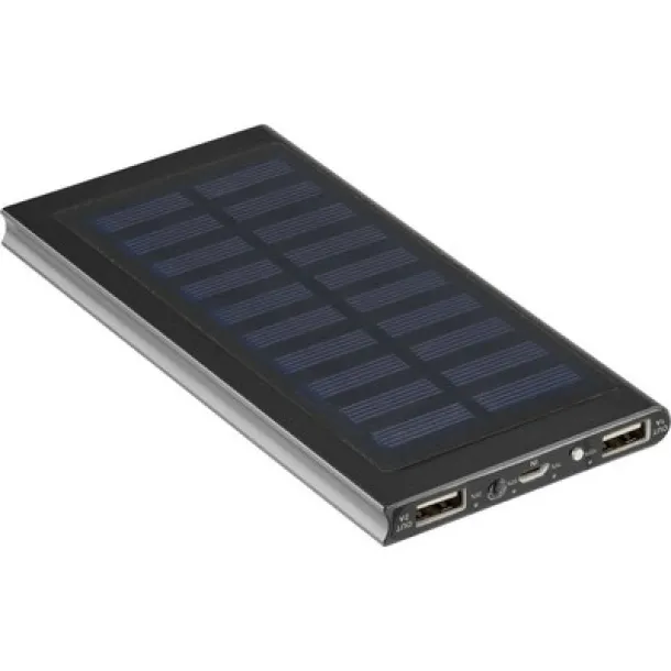  Power bank 8000 mAh, solar charger black