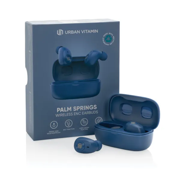  Urban Vitamin Palm Springs RCS rplastic ENC earbuds - Urban Vitamin Plava 