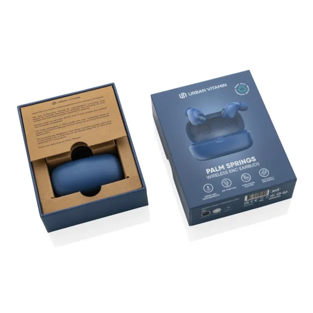  Urban Vitamin Palm Springs RCS rplastic ENC earbuds - Urban Vitamin blue 