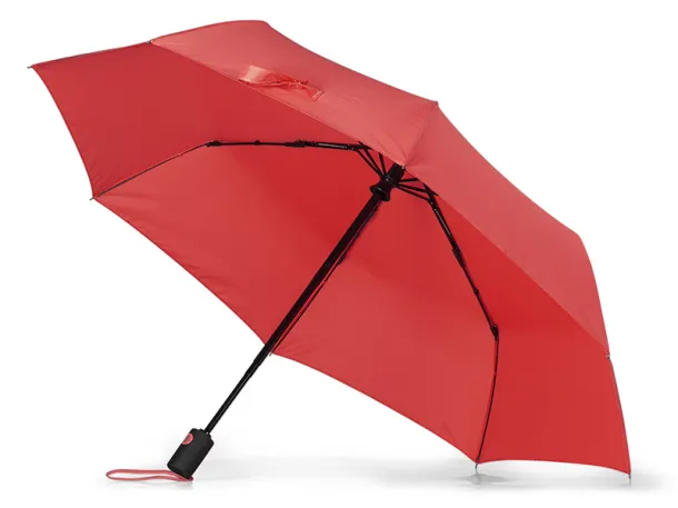 FIORE Folded umbrella with automatic openning - CASTELLI Red