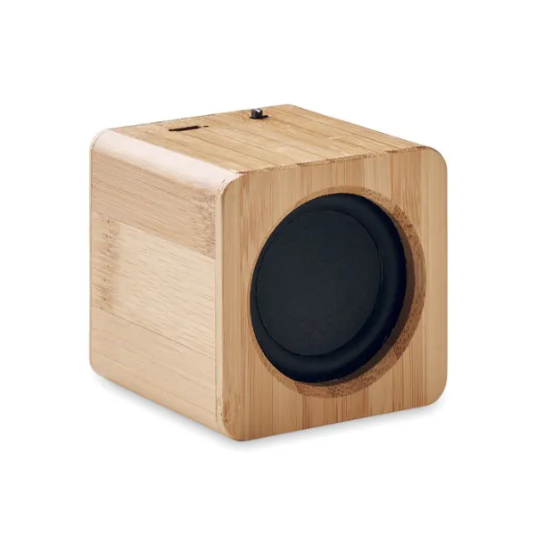 AUDIO 3W wireless bamboo speaker Wood