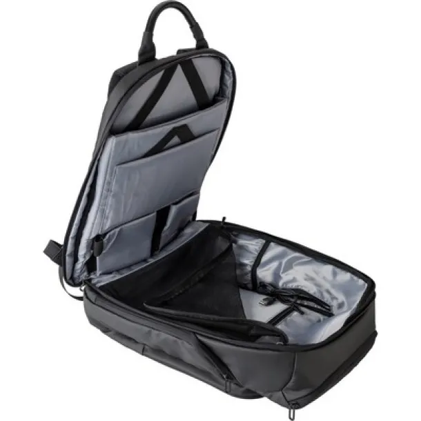  Laptop backpack 15" with weight reduction system Crna