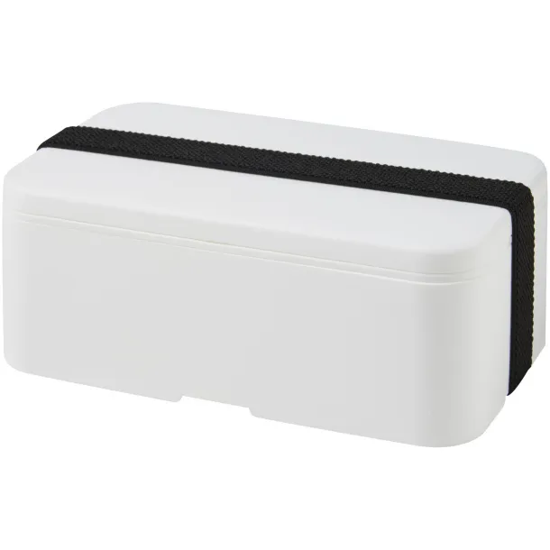 MIYO single layer lunch box - Unbranded White Solid black