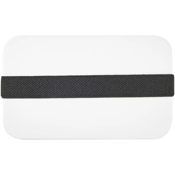 MIYO single layer lunch box - Unbranded White Solid black