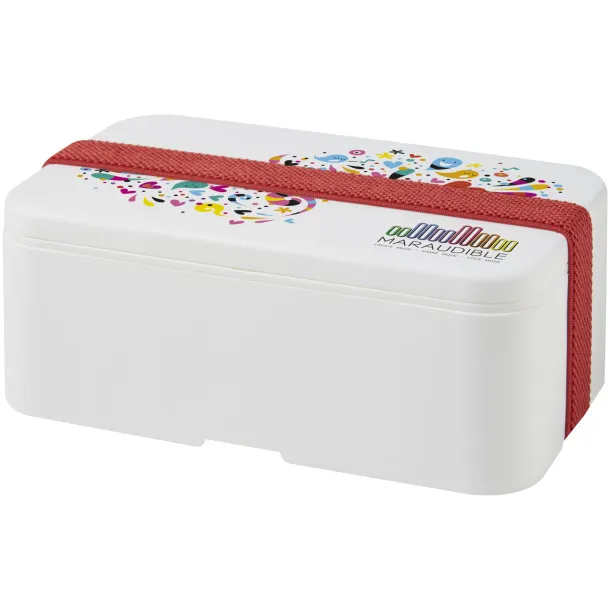 MIYO single layer lunch box - Unbranded White Red