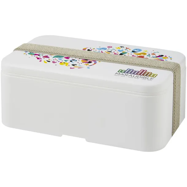 MIYO single layer lunch box White Pebble grey