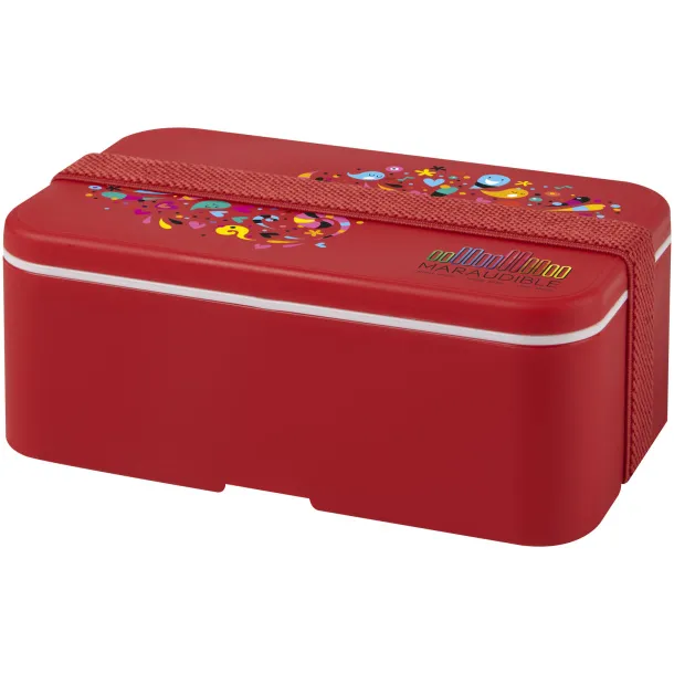 MIYO single layer lunch box Red Red