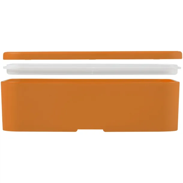 MIYO single layer lunch box Orange White