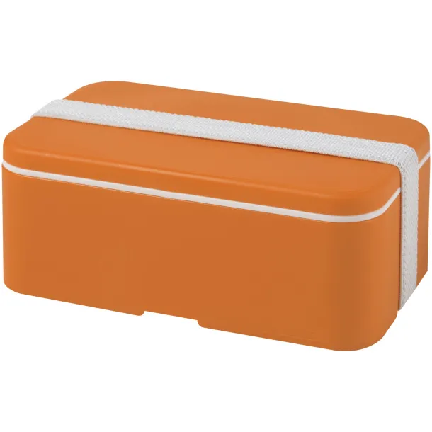 MIYO single layer lunch box Orange White