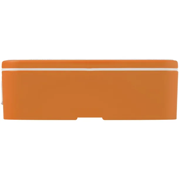 MIYO single layer lunch box Orange White