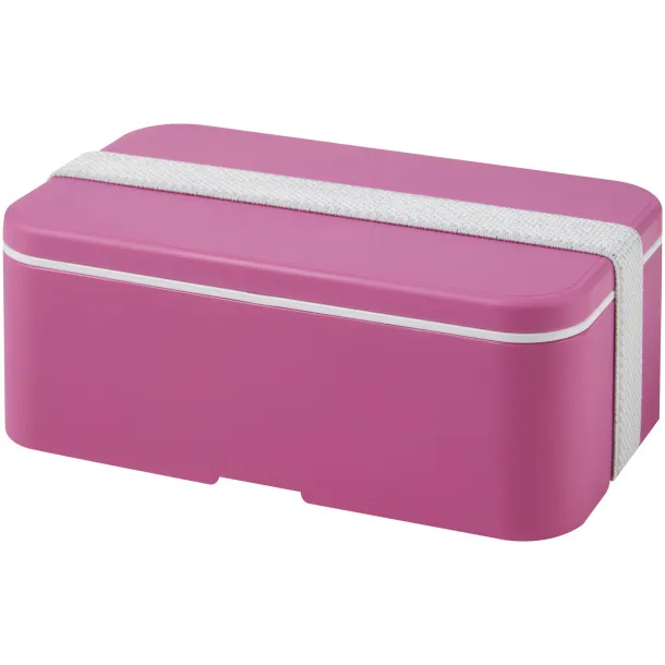 MIYO single layer lunch box Magenta White