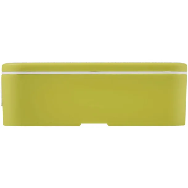 MIYO single layer lunch box Lime White