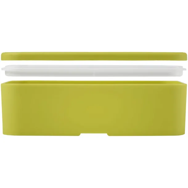 MIYO single layer lunch box Lime White