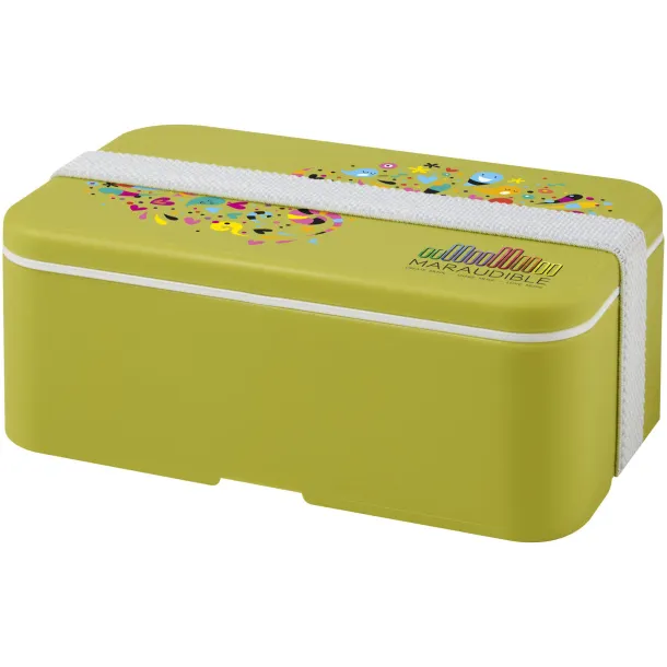 MIYO single layer lunch box Lime White