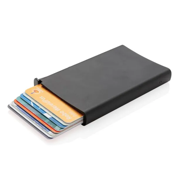  Standard aluminium RFID cardholder - XD Collection Black 