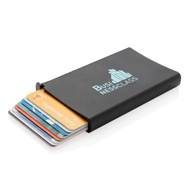  Standard aluminium RFID cardholder - XD Collection Black 