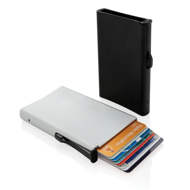  Standard aluminium RFID cardholder - XD Collection Black 