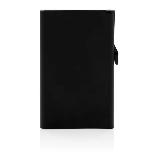  Standard aluminium RFID cardholder - XD Collection Black 