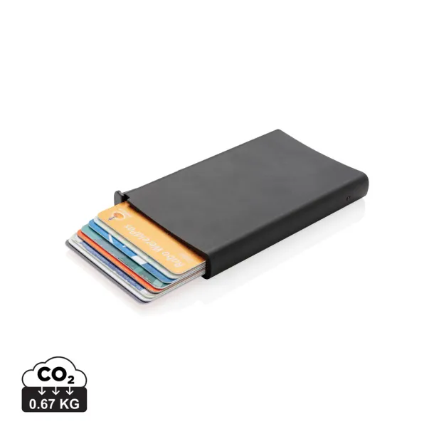  Standard aluminium RFID cardholder - XD Collection Black 