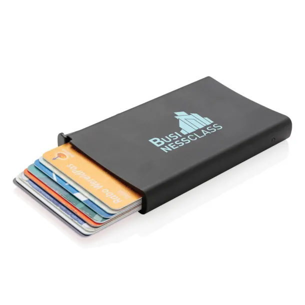  Standard aluminium RFID cardholder - XD Collection Black 