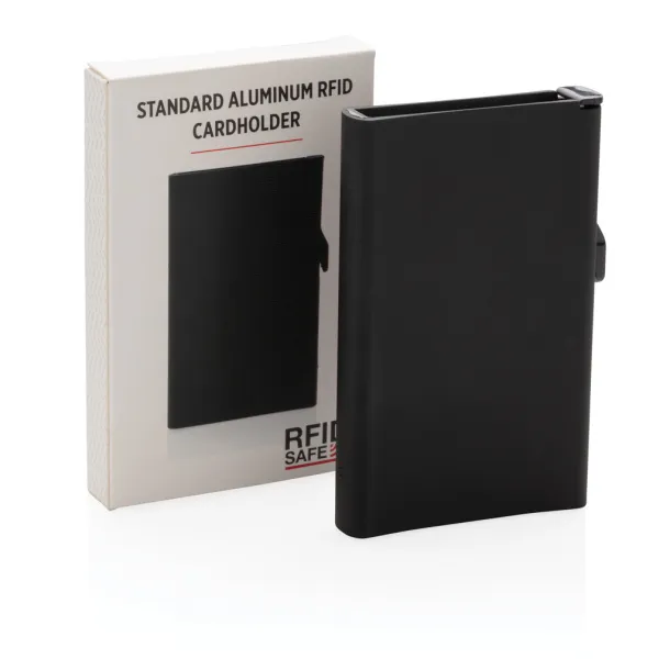  Standard aluminium RFID cardholder - XD Collection Black 