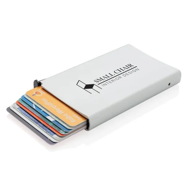  Standard aluminium RFID cardholder - XD Collection Silver 