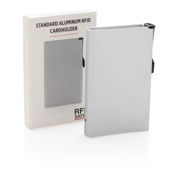  Standard aluminium RFID cardholder - XD Collection Silver 