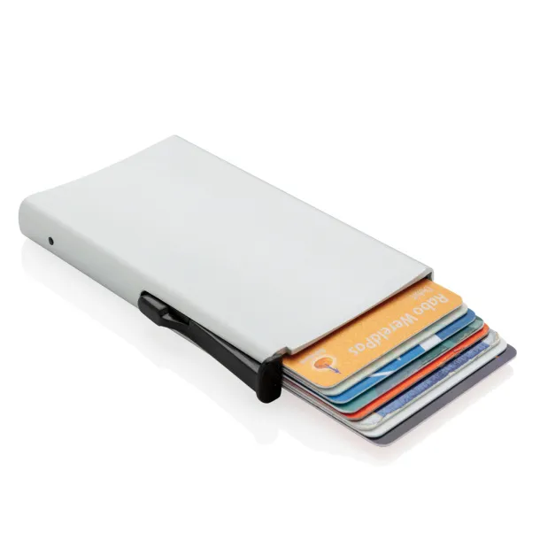  Standard aluminium RFID cardholder - XD Collection Silver 