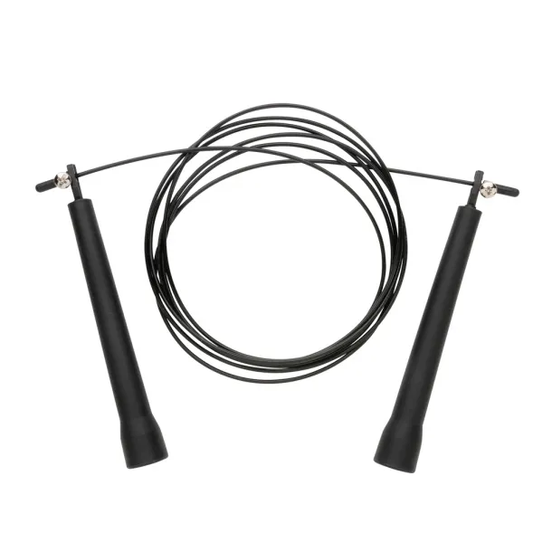  Adjustable jump rope in pouch - XD Collection Black 