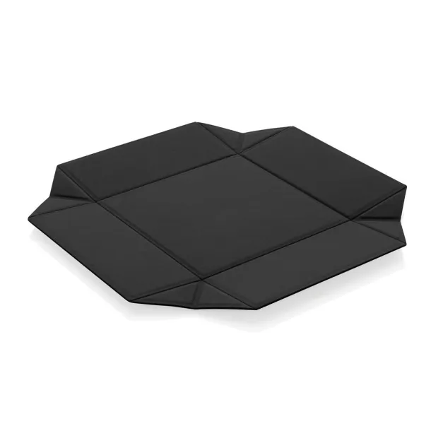  Swiss Peak RCS recycled PU foldable magnetic storage tray - Swiss Peak Black 