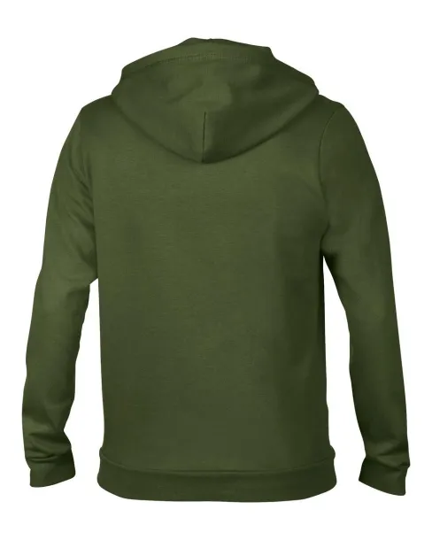  WOMEN'S FULL-ZIP HOODED FLEECE - Anvil City Green