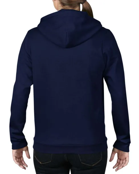  WOMEN'S FULL-ZIP HOODED FLEECE - Anvil Navy