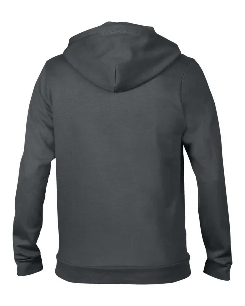  Ženska hoodica s patentom - Anvil Charcoal
