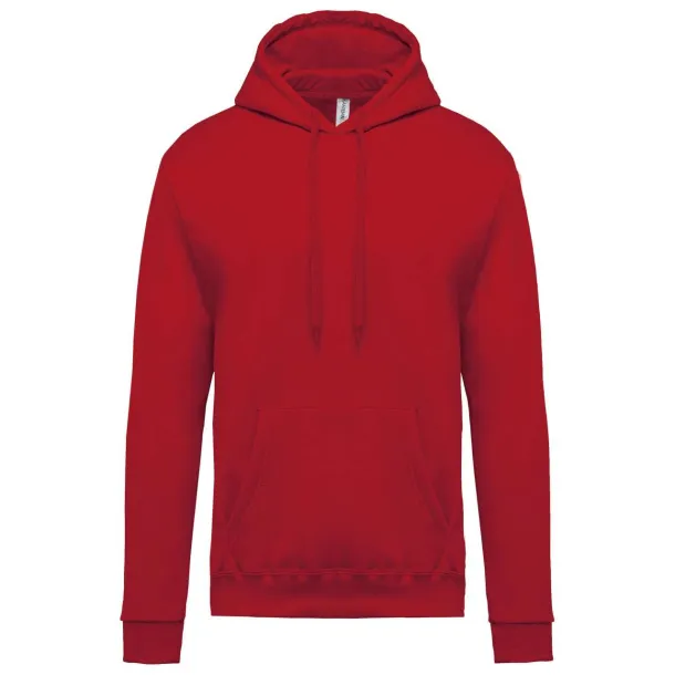  MEN’S HOODED SWEATSHIRT - Kariban Cherry Red