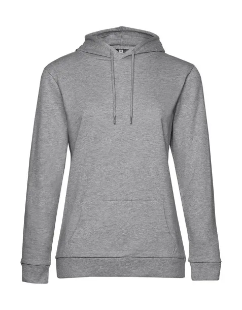 Ženski frotirni hoodie, 280 g/m² - B&C Heather Grey