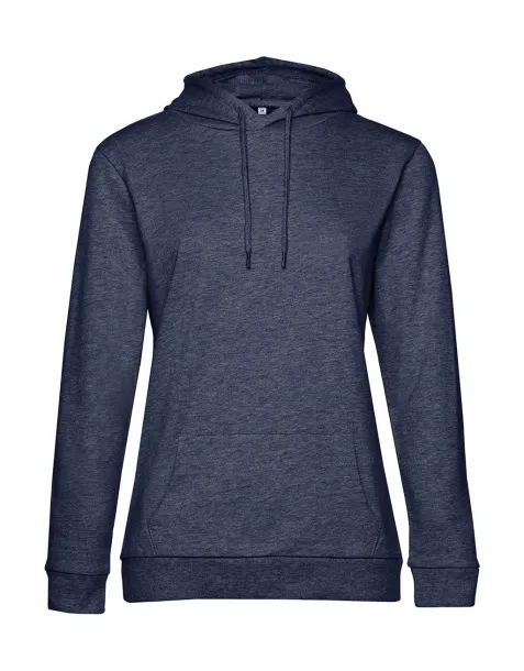  Ženski frotirni hoodie, 280 g/m² - B&C Heather Navy