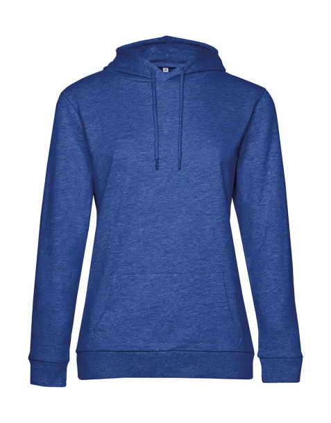  Ženski frotirni hoodie, 280 g/m² - B&C Heather Royal Blue