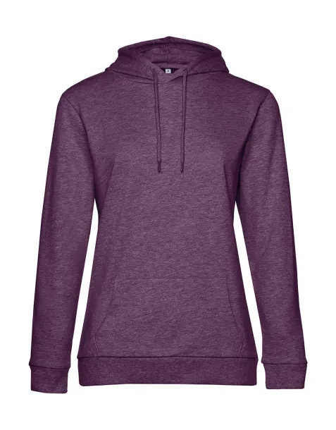  Ženski frotirni hoodie, 280 g/m² - B&C Heather Purple